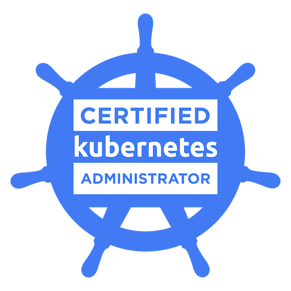 Certified Kubernetes Administrator credential badge